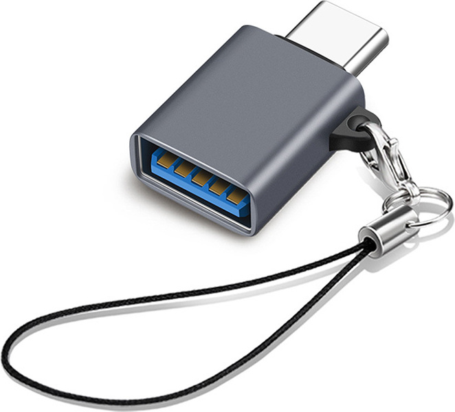 INF OTG-Adapter mit Trageband Grau 323971