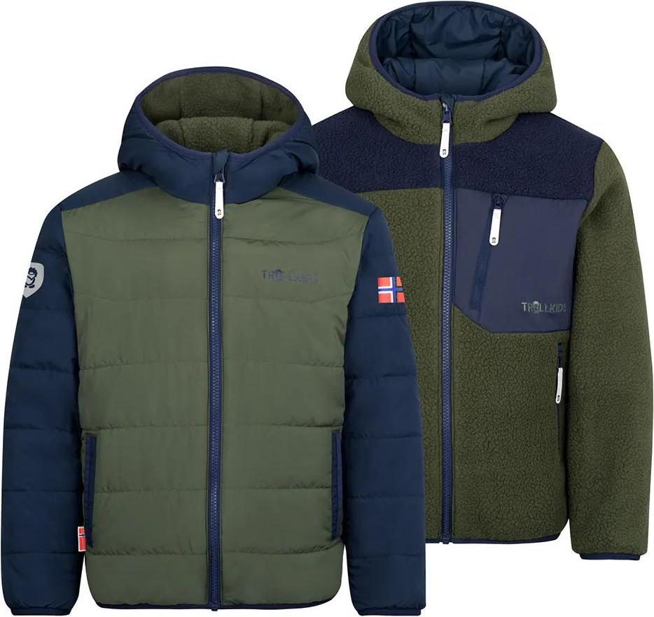 Trollkids Sandvika Turnover Jacke Grün 152 cm Jungen,Mädchen Grün 152 cm 559-349-152