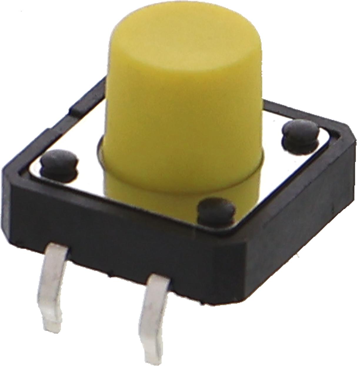 Funduino Taster mit farbigem Knopf - 12*12*6mm / 12*12*9mm Farbe: 12*12*9mm - Gelb Taster mit farbigem Knopf - 12*12*6mm / 12*12*9mm : 12*12*9mm - Gelb