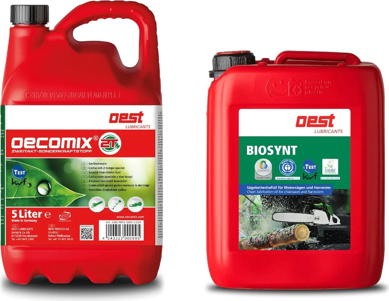 OEST Oecomix 2T 5 Liter + OEST Biosynt 5 Liter 32574 / 38120