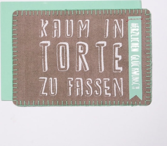 Good old Friends Stoffpost "Kaum in Torte zu fassen"