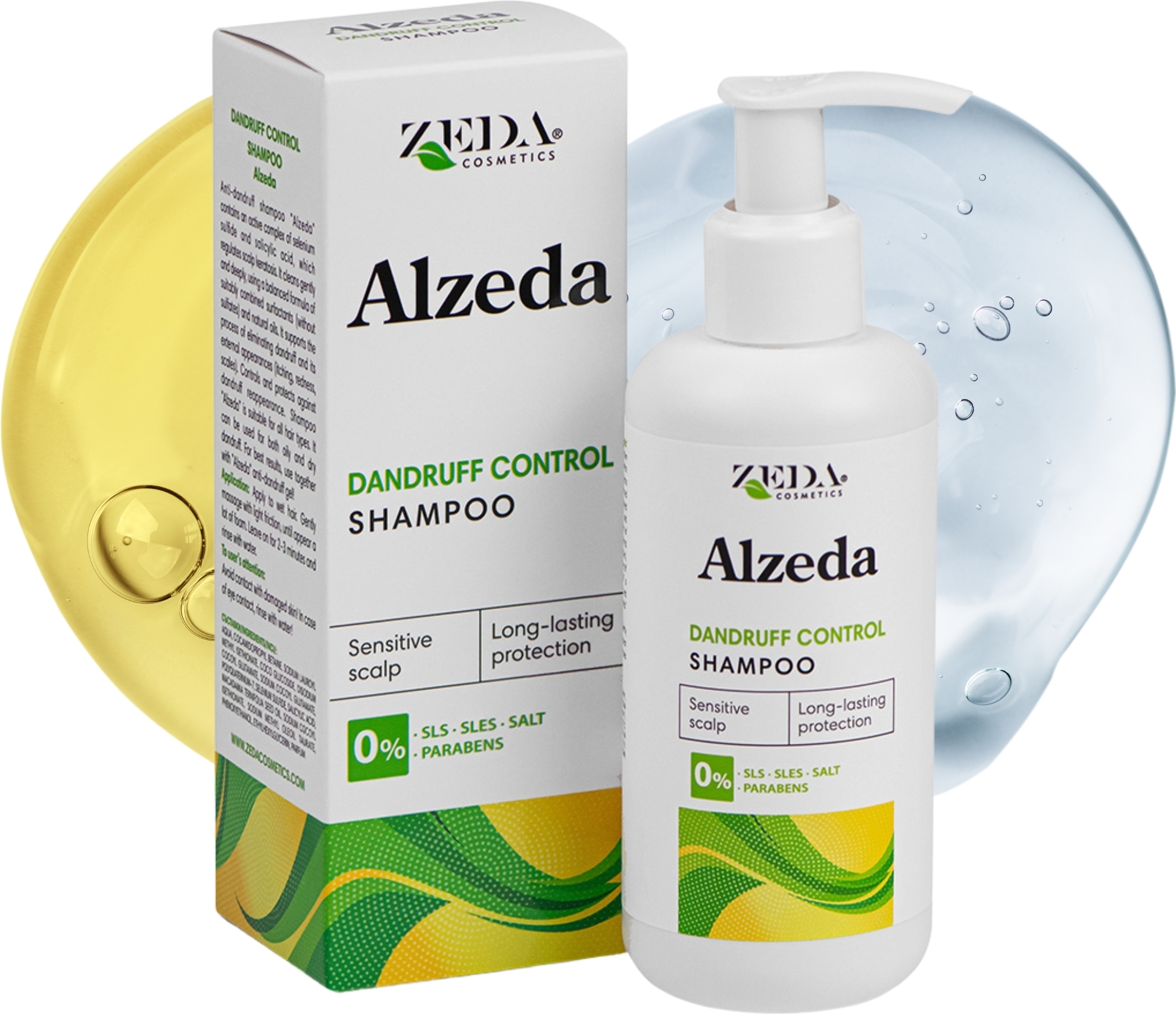 ALZEDA Anti - Schuppen Shampoo 200ml mit Salicylsure und Selen-Sulfid | salicylic acid | 100% sulfatfreie Formel mit Macadamial