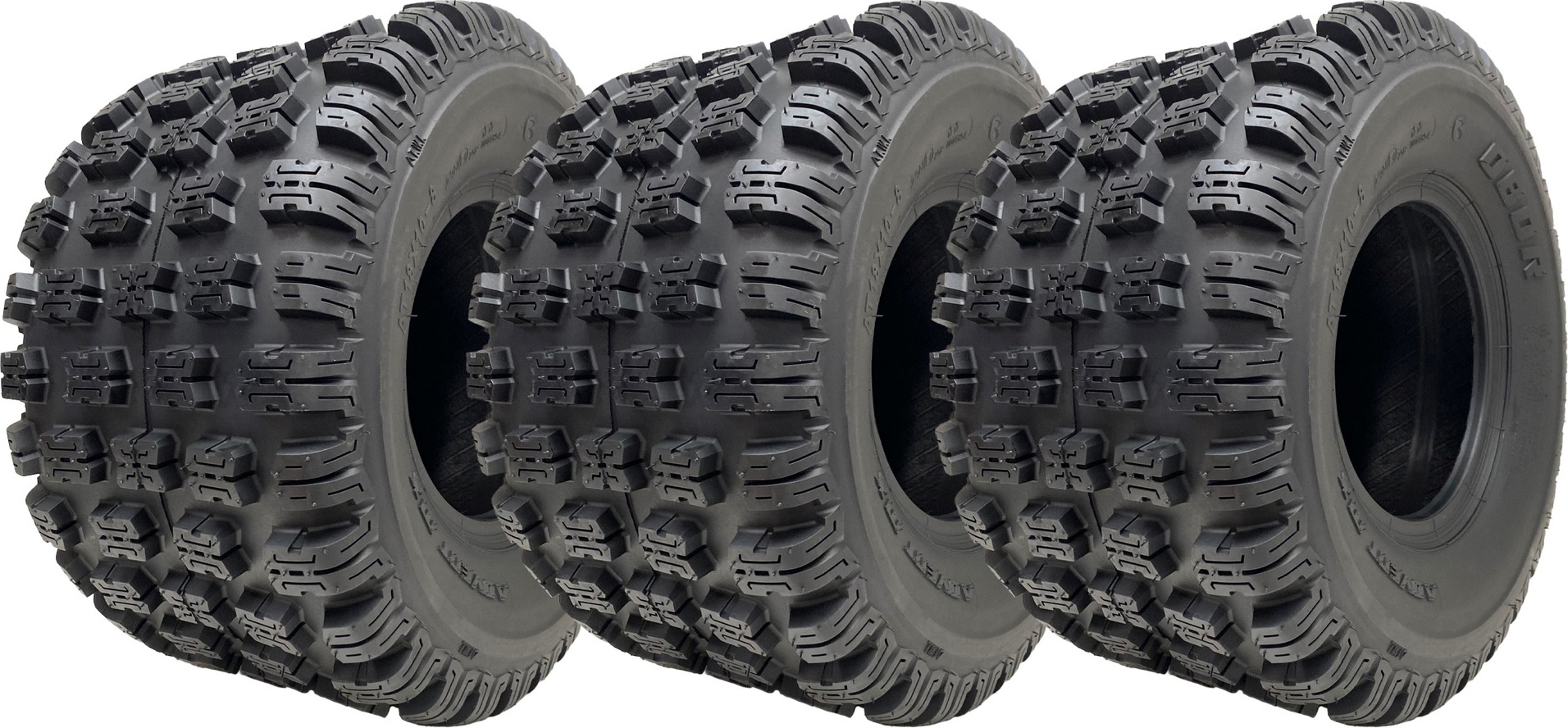 pneumatiky pre štvorkolky 18x10-8 OBOR Advent bezdušové 255/50-8 cestné 102 kg (sada 3)