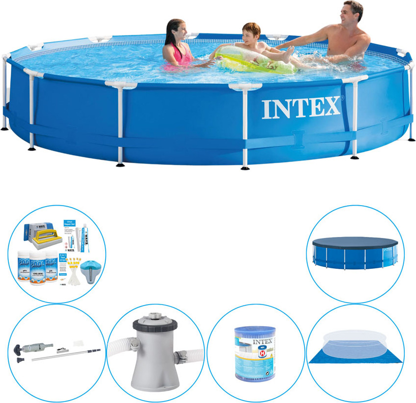 Bazén s kovovým rámom Intex Deluxe Angebot - 305x76 cm