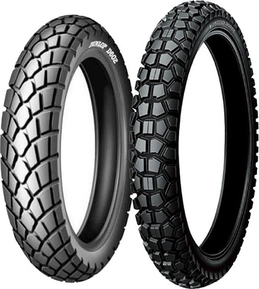 Pár pneumatík DUNLOP 100/90-18 56P D602F + 4.10-18 59P D605