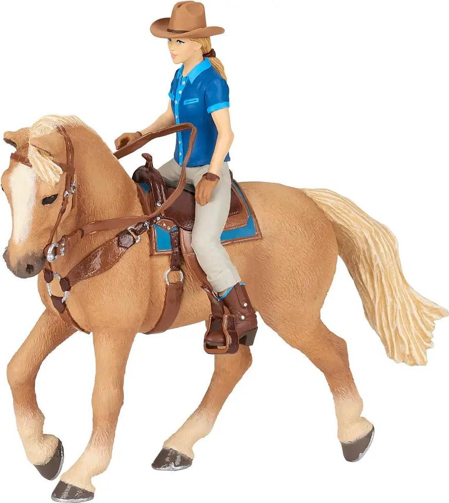 Papo Horses Westernpferd mit seinem Reiter 51566