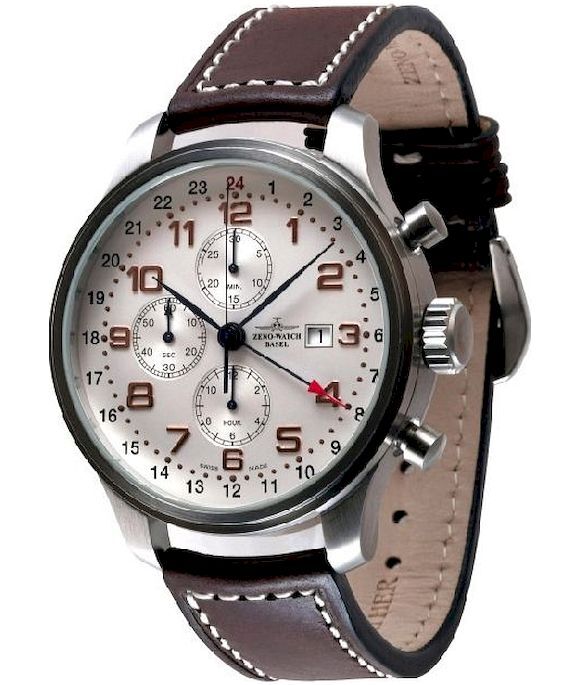 Zeno-Watch - Náramkové hodinky - Pánske - Chrono - OS Retro Chrono - 8753TVDGMT-f2