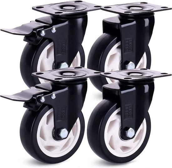 OEM Schwerlast Rollen / Trolley Rollen für Möbel - Gummi Schwerlast Rollen - Schwerlast Castors / Transportrollen - 200 kg 2026