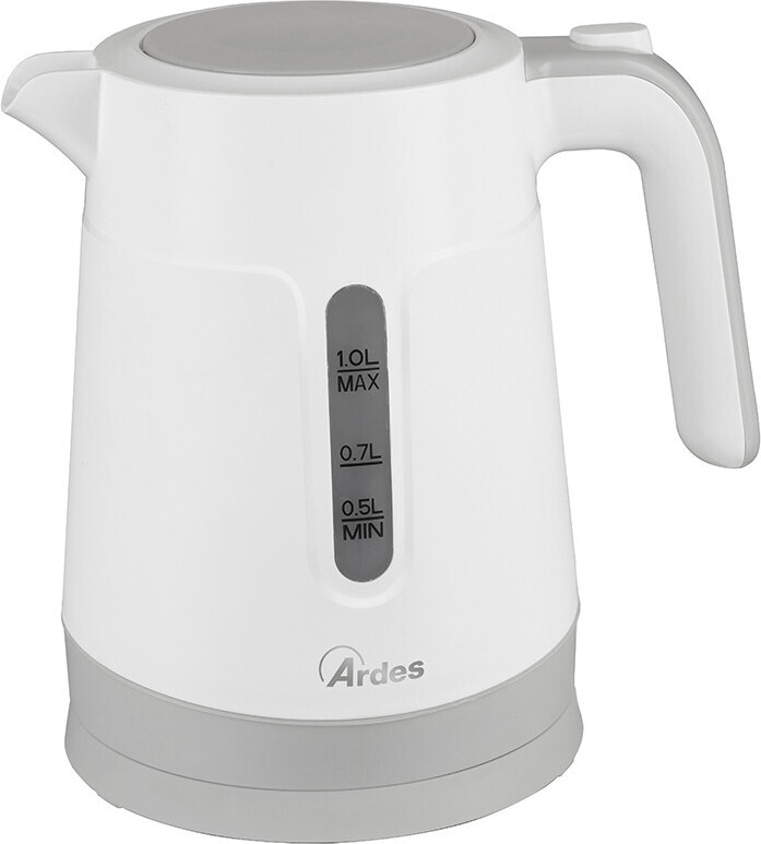 Ardes ARBOL01 Elektrischer Wasserkocher 1L 2200W Weiß mit Kalkfilter