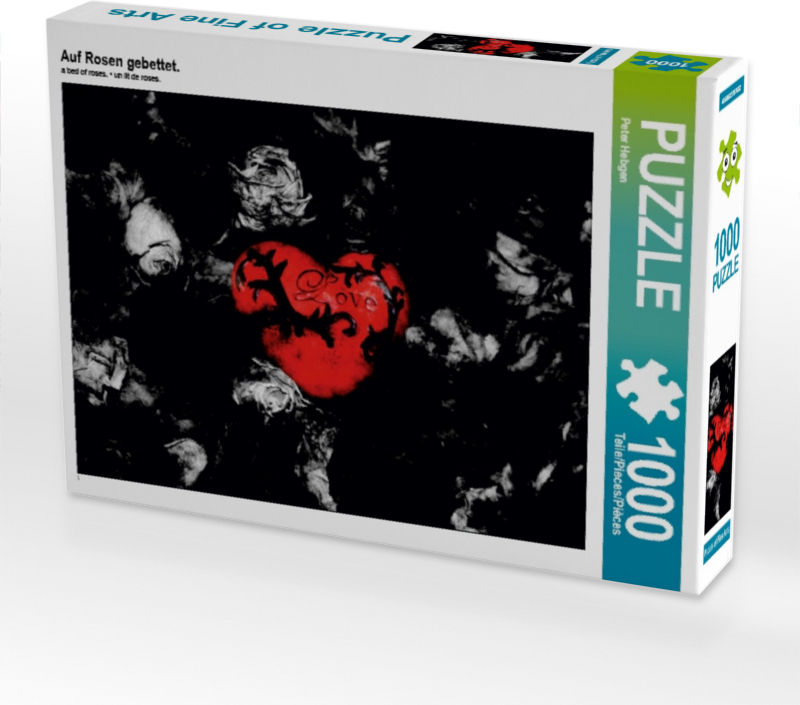 Calvendo Auf Rosen gebettet. 1000 Teile Puzzle quer 640x480mm, Hebgen Peter; 7357099