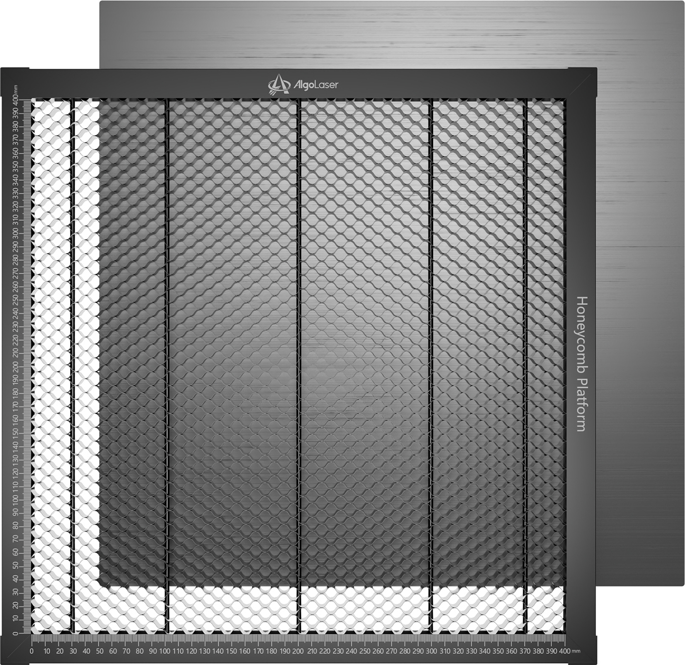 Algo La ser ALHP1.0 Honeycomb pracovný stôl 400x400mm ochranná doska, celokovová konštrukcia, hliníková plošina, pre rôzne šedé stroje