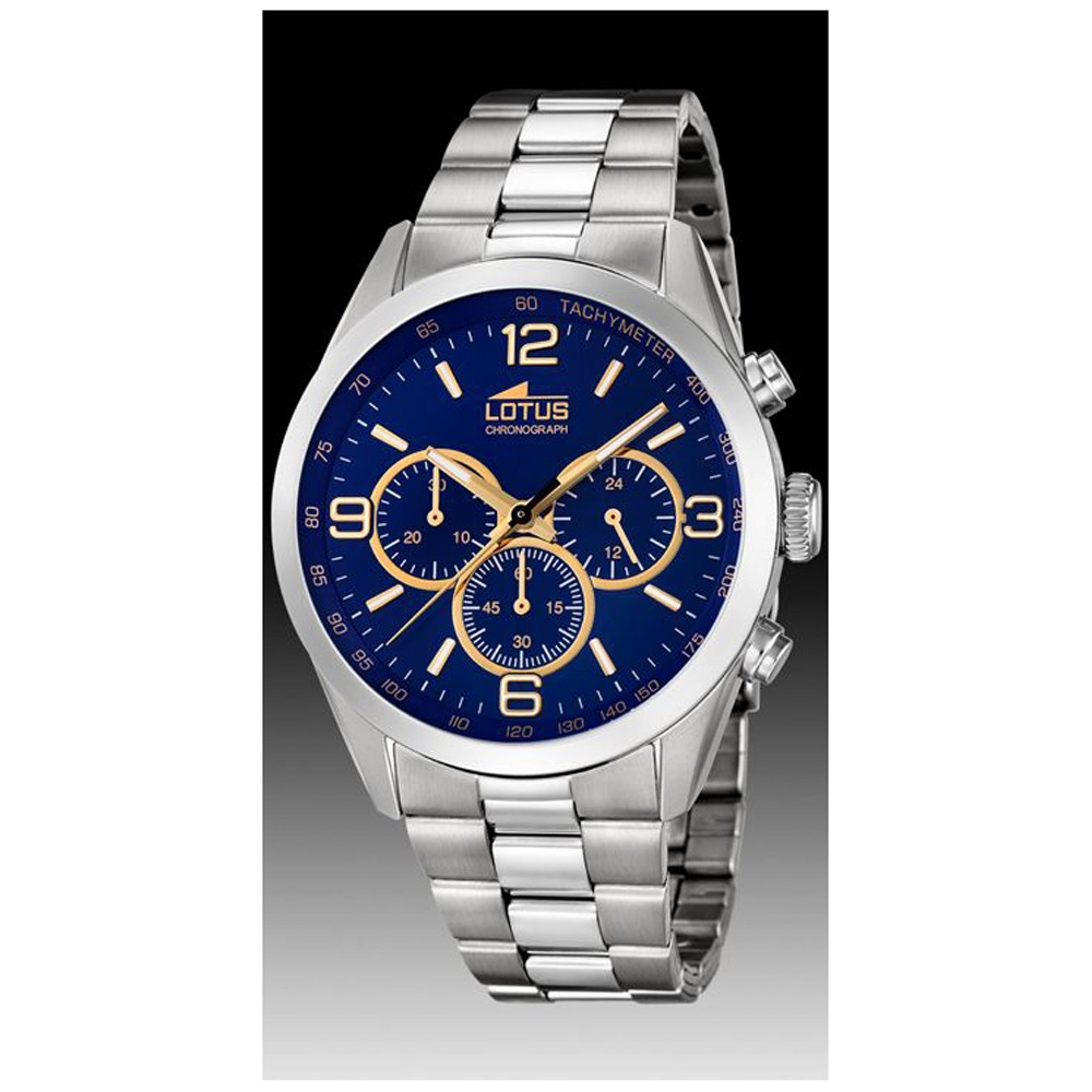 Lotus - Náramkové hodinky - Pánske - Chronograf - 18152-6 - Minimalistické - Športové