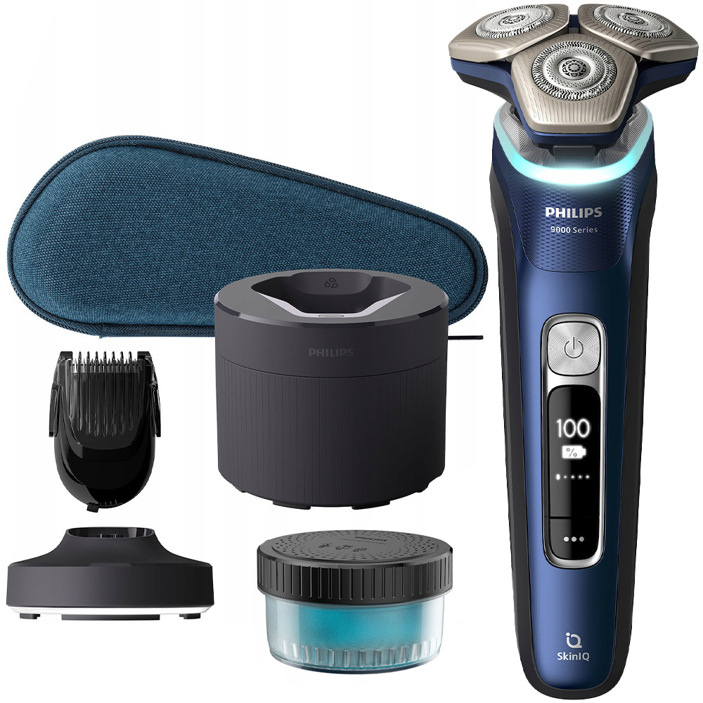 Holiaci strojček PHILIPS Series 9000 S9980/59 morská modrá holiaci strojček na mokré a suché holenie