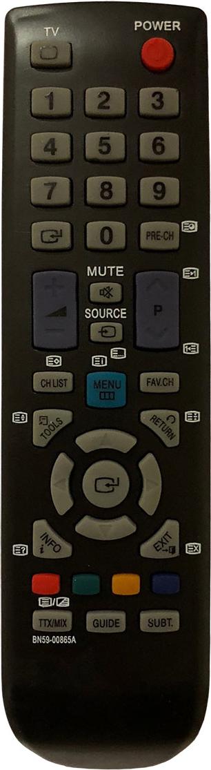 Aurabeam Ersatz TV Fernbedienung für Samsung LE37B551A6W Fernseher BN59-00865A-LE37B551A6W-CN