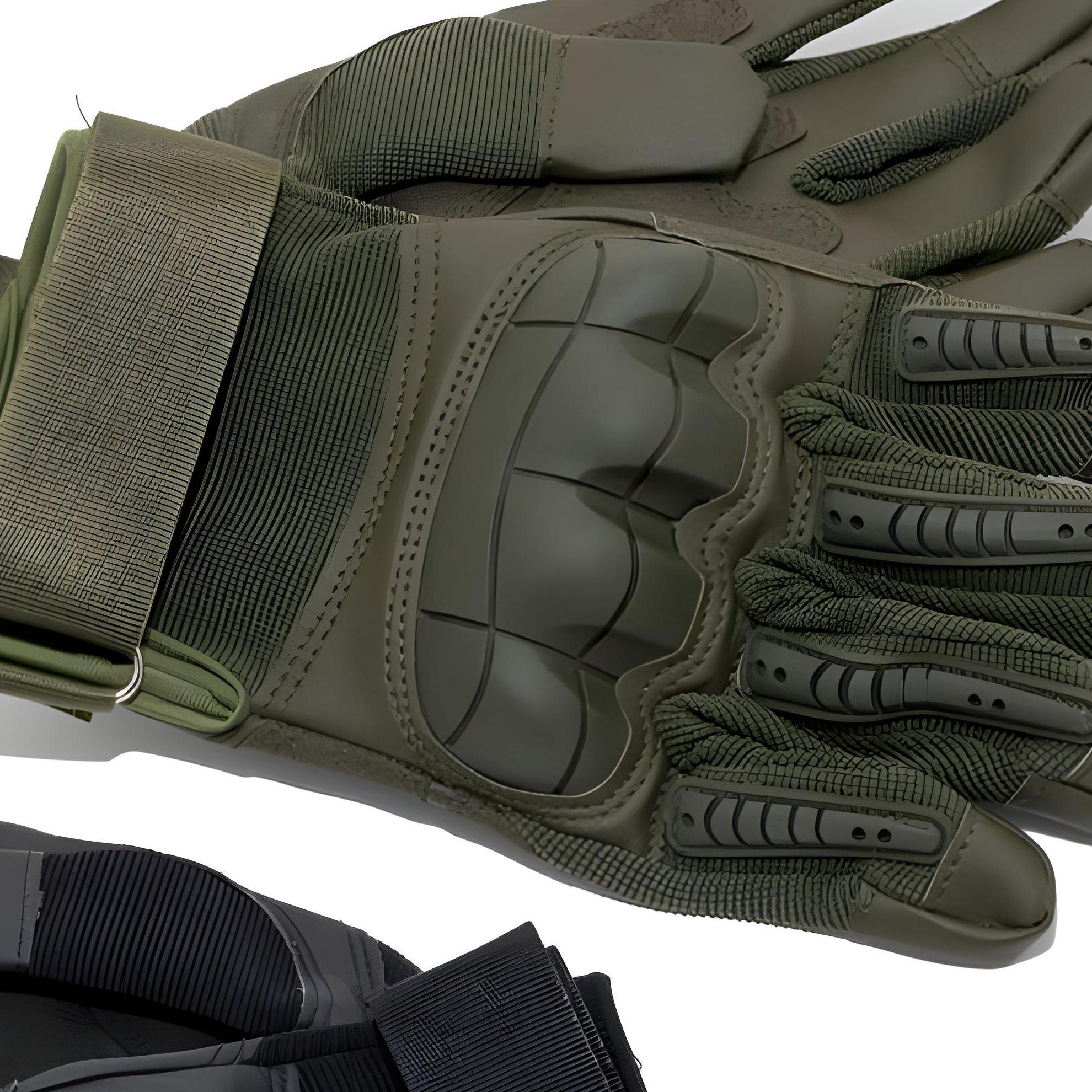 MXT Motorradhandschuhe Touchscreen taktische Handschuhe grün L Cross BP-4383-G-L