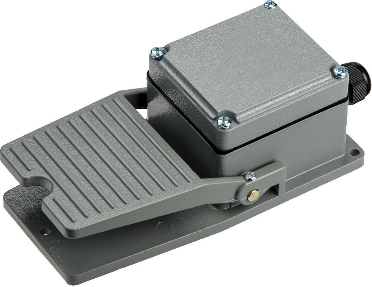 Adelid Fußschalter Trittschalter Industrie Pedalschalter Fußpedal Fußtaster Schalter Pedalschalter 15A / 220-240V