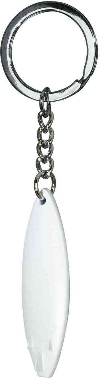 NKlaus Farbiges Surfbrett aus verchromtem Messing, 30x4cm Stilvolle Maritime Dekoration