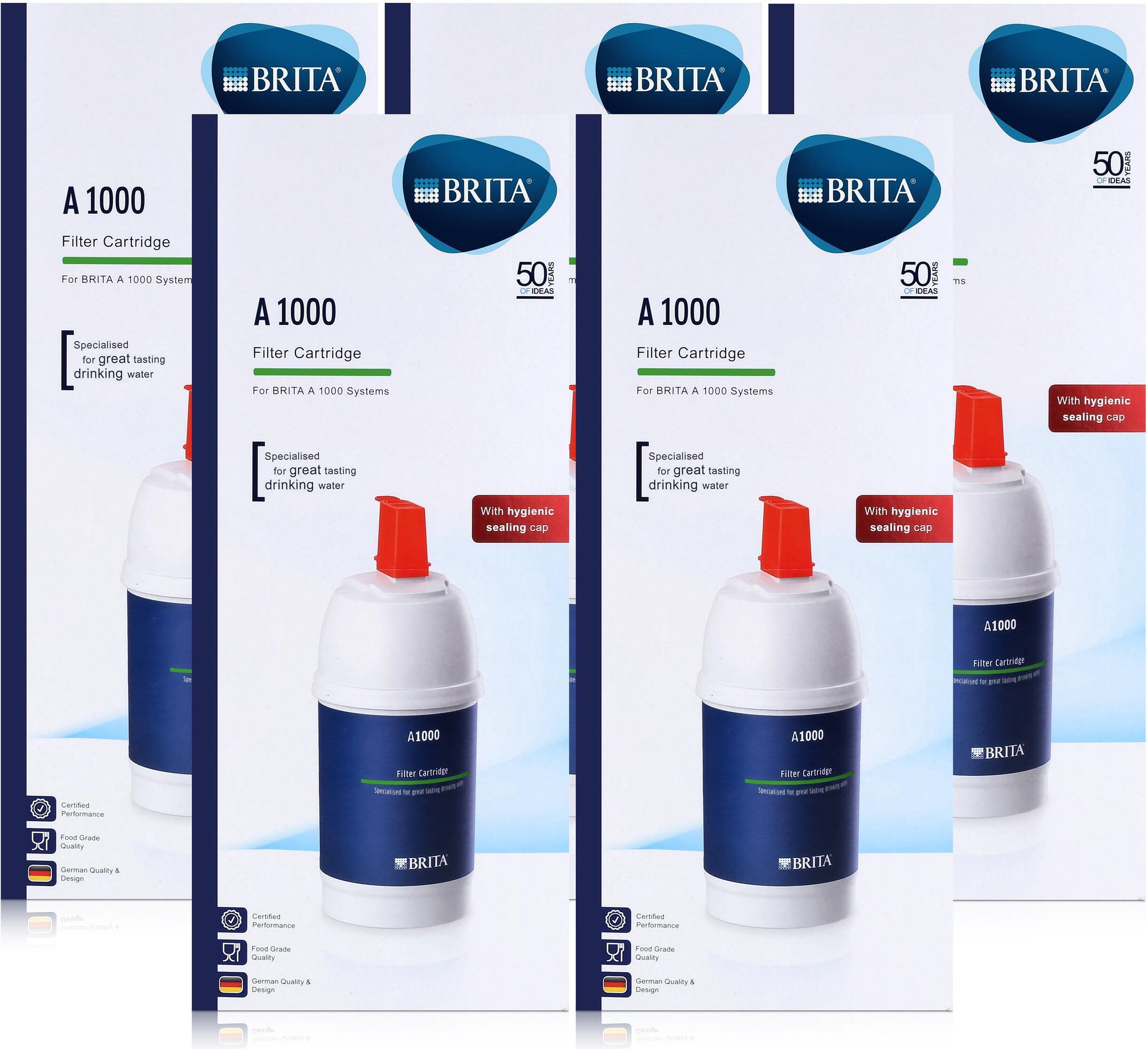 BRITA Filterkartusche A1000 Schützt Haushaltsgeräte vor Verkalkung (5er Pack)