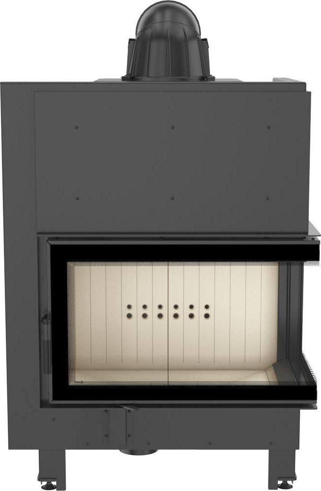 Oceľový krb KRATKI MBO pravý 15 kW Ø 200