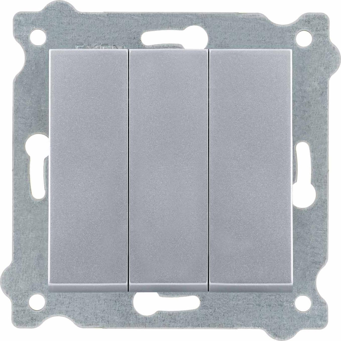 Dreifachschalter Silber 213/10E EXEN