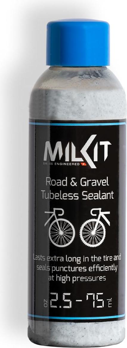 milKit Tubeless Dichtmilch für Rennrad & Gravel, in 75 ml Flasche - Fahrrad Reifendichtmittel - Dichtmilch Tubeless Milch Fahrradreifen Dichtmittel 36404-2