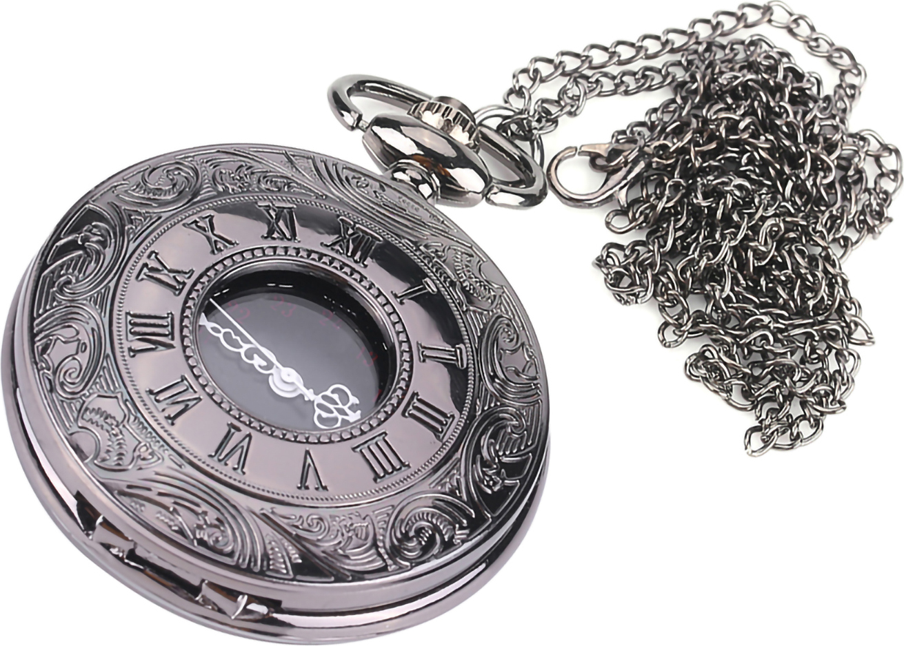 Cocosity Taschenuhr,Quarz-Taschenuhr,Klassische Taschenuhr,Analoge Taschenuhr,Halsketten-Anhänger-Taschenuhr