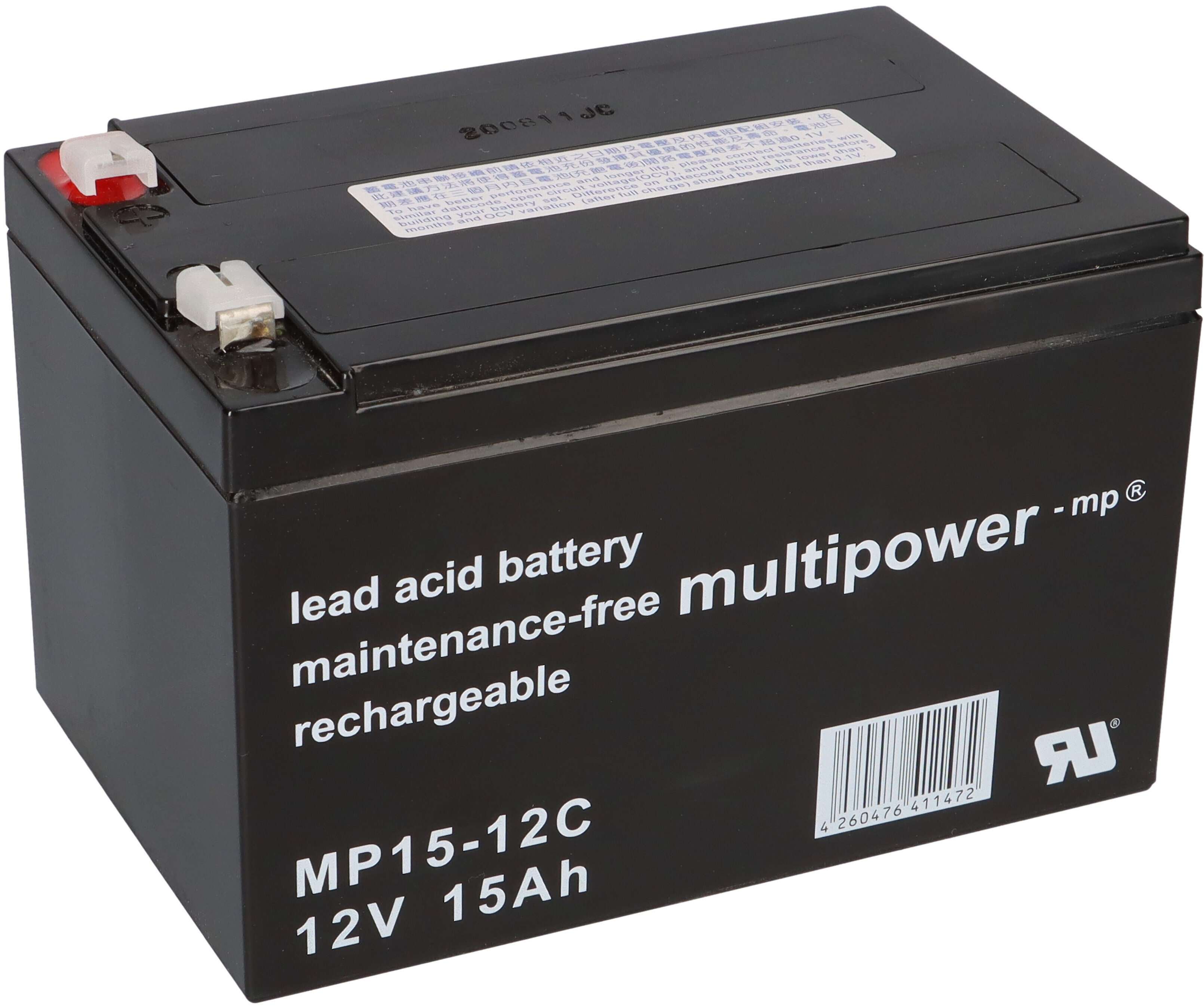 Multipower Akku kompatibel E-Mobile Majors Mobisist RoRo 3+4 / RoRo 11514