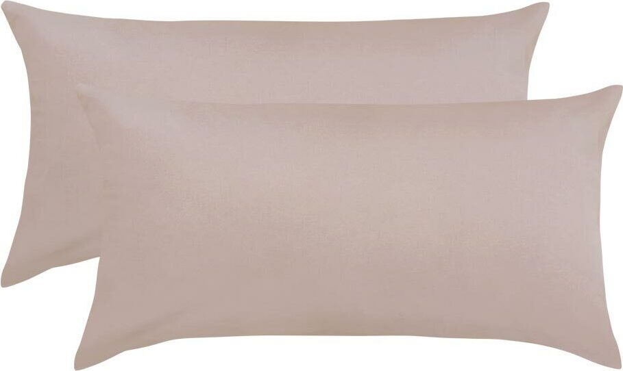 Bettwaren-Shop Single Jersey Kissenbezug Ulm 2er Pack 40x80 cm basalt