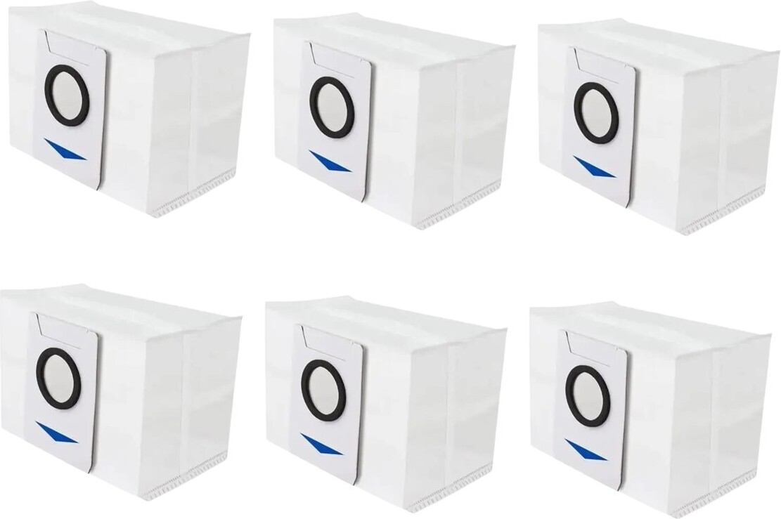6 Sacchetti Raccolta Polvere Per Aspirapolvere Robot Ecovacs Deebot X2 Omni – Ricambio Originale, 19x12x12 Cm, Facili Da Cambiare - 2