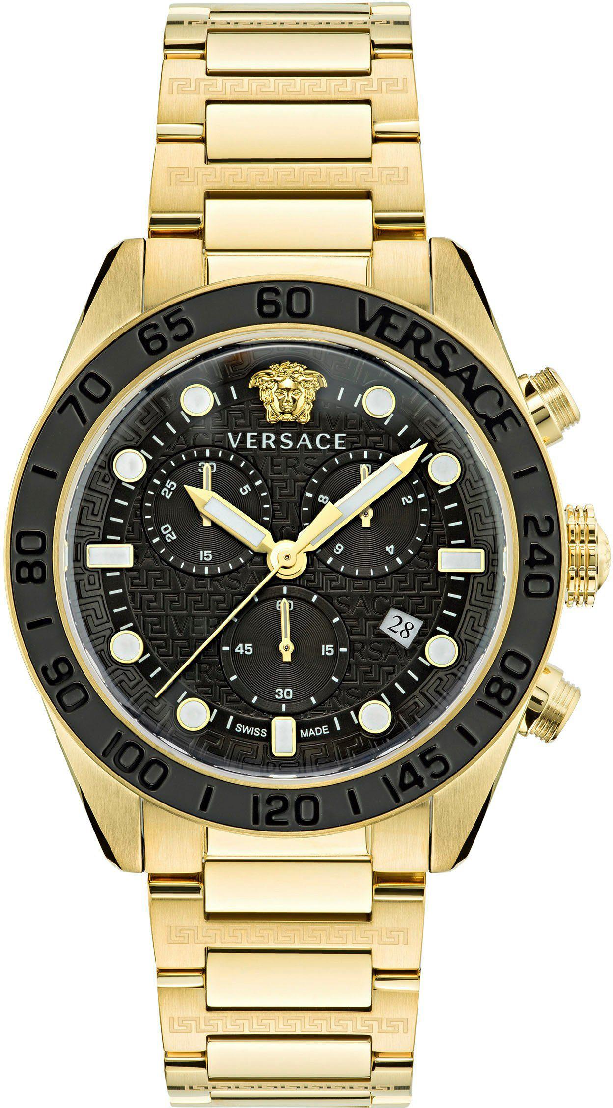 Versace - VE6K00523 - Náramkové hodinky - Pánske - Quartz - Greca Dome