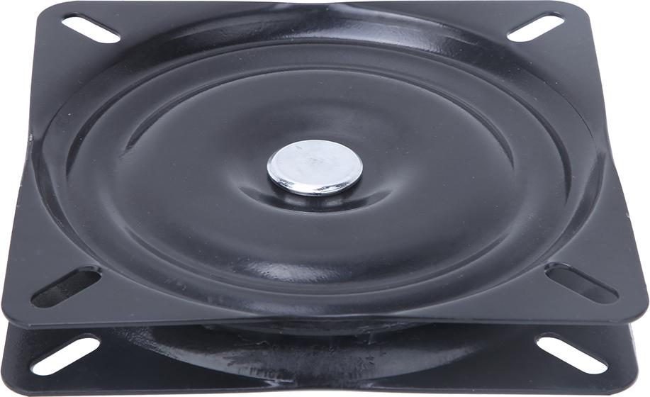 TWO TREES Schwarzer Drehteller aus Metall, 150 x 150 x 2 mm, ideal für Bürobedarf und Bastelarbeiten