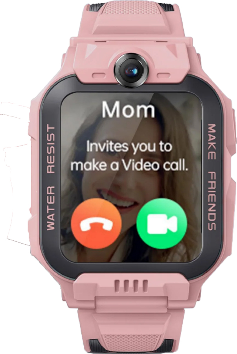 imoo Z7 Kinder-Smartwatch – HD-Videocall, GPS, Dual-Kamera, wasserdicht, Pink Z7-PPL