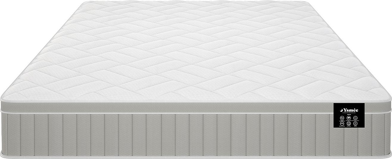 Vente-unique Matratze 160 x 200 cm Schaum- und Gelschaum mit Formgedächtnis 7 Zonen 22 cm Höhe - SOMIRA von YSMÉE