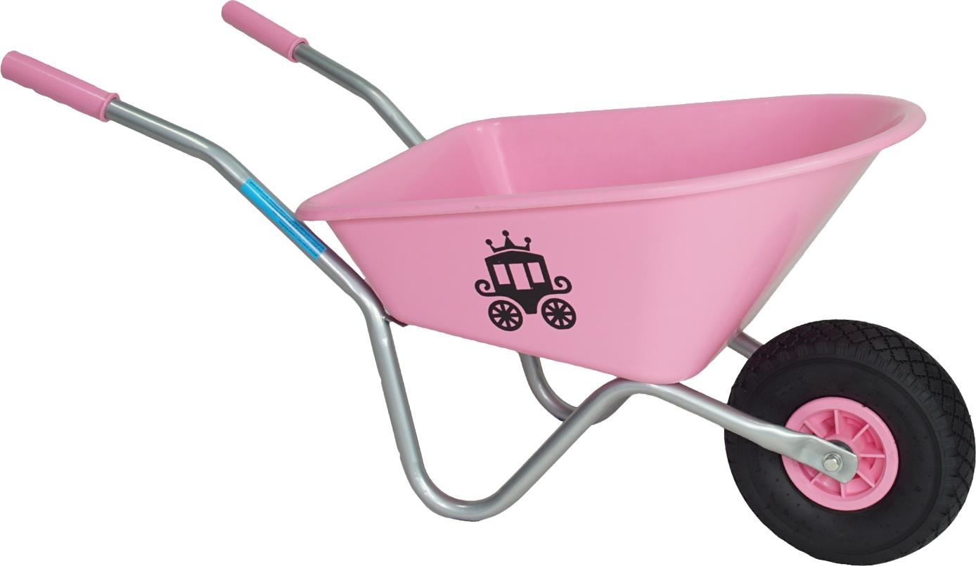 baumarktplus Kinderschubkarre Prinzessin Schiebkarre Metallschubkarre Gartenkarre Sandspielzeug 57091