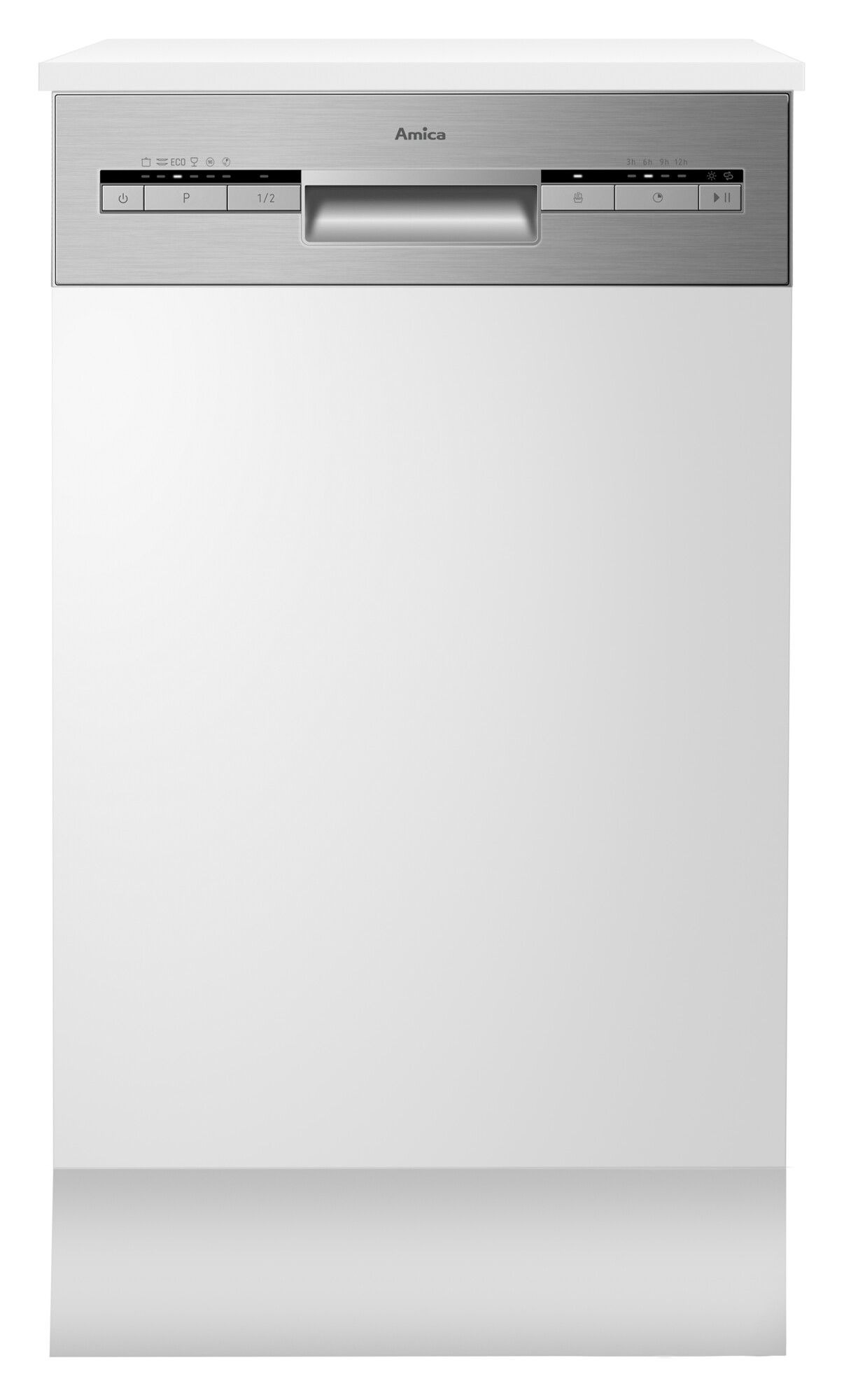 Amica EGSP 560 911 E teilintegrierter Geschirrspüler