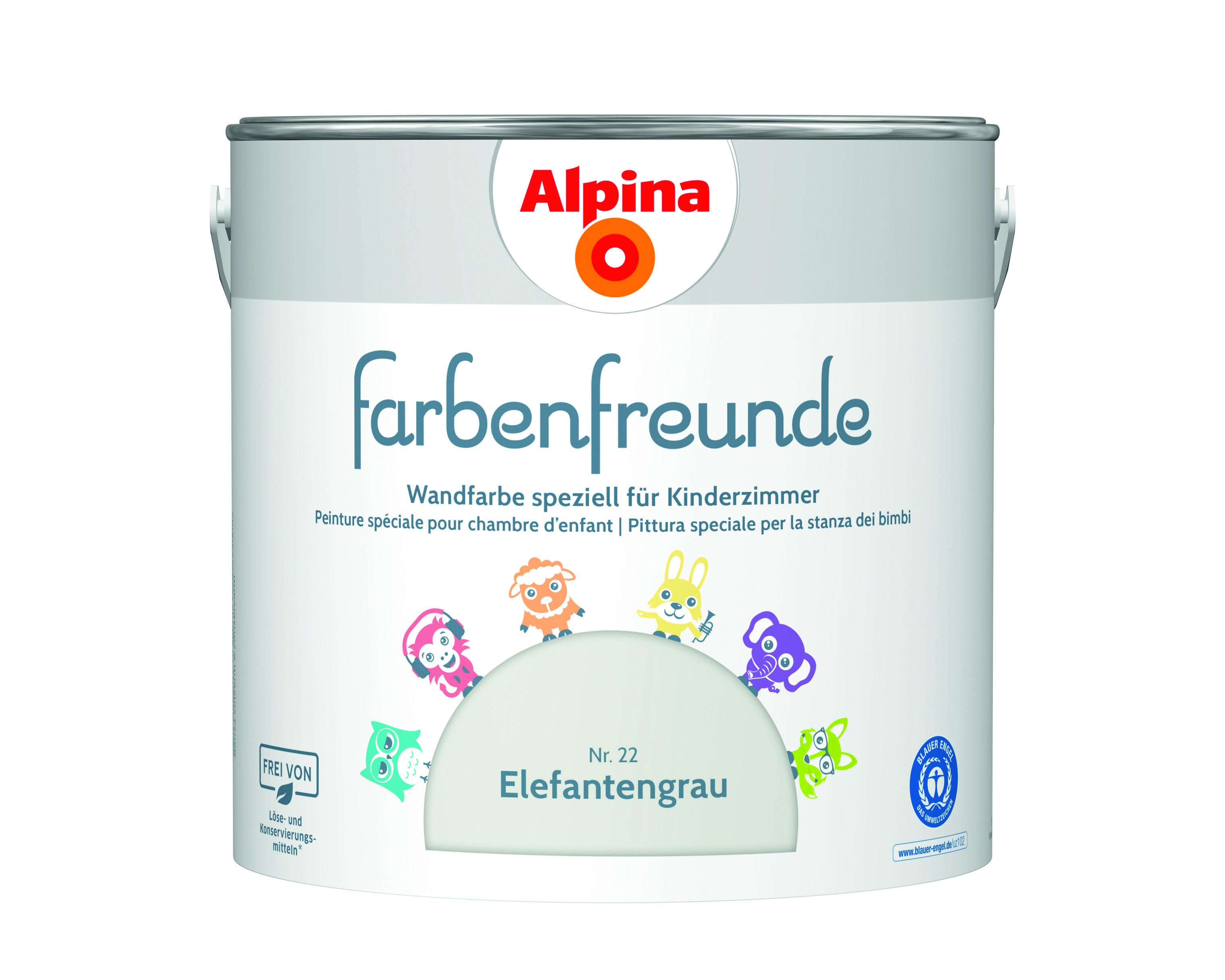 Alpina Farbenfreunde Nr. 22 elefantengrau 2,5 L matt 914050