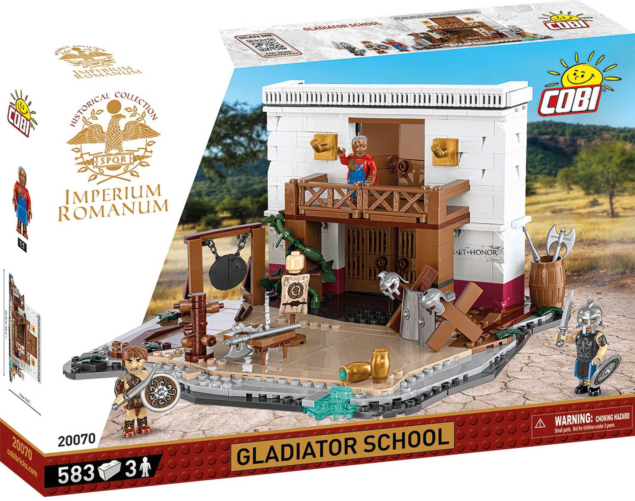 COBI 583 PCS IMPERIUM ROMANUM /20070/ GLADIATOR Schule