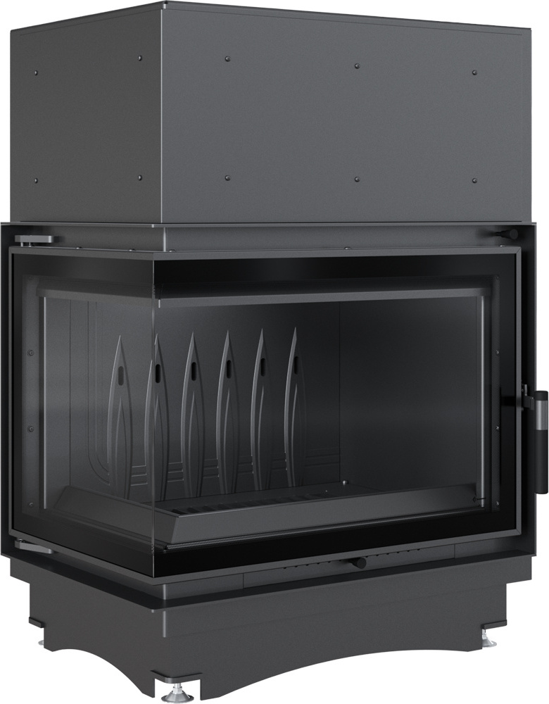Liatinový krb Zuzia eko-ľavostranné 12 kW Ø 200 deco