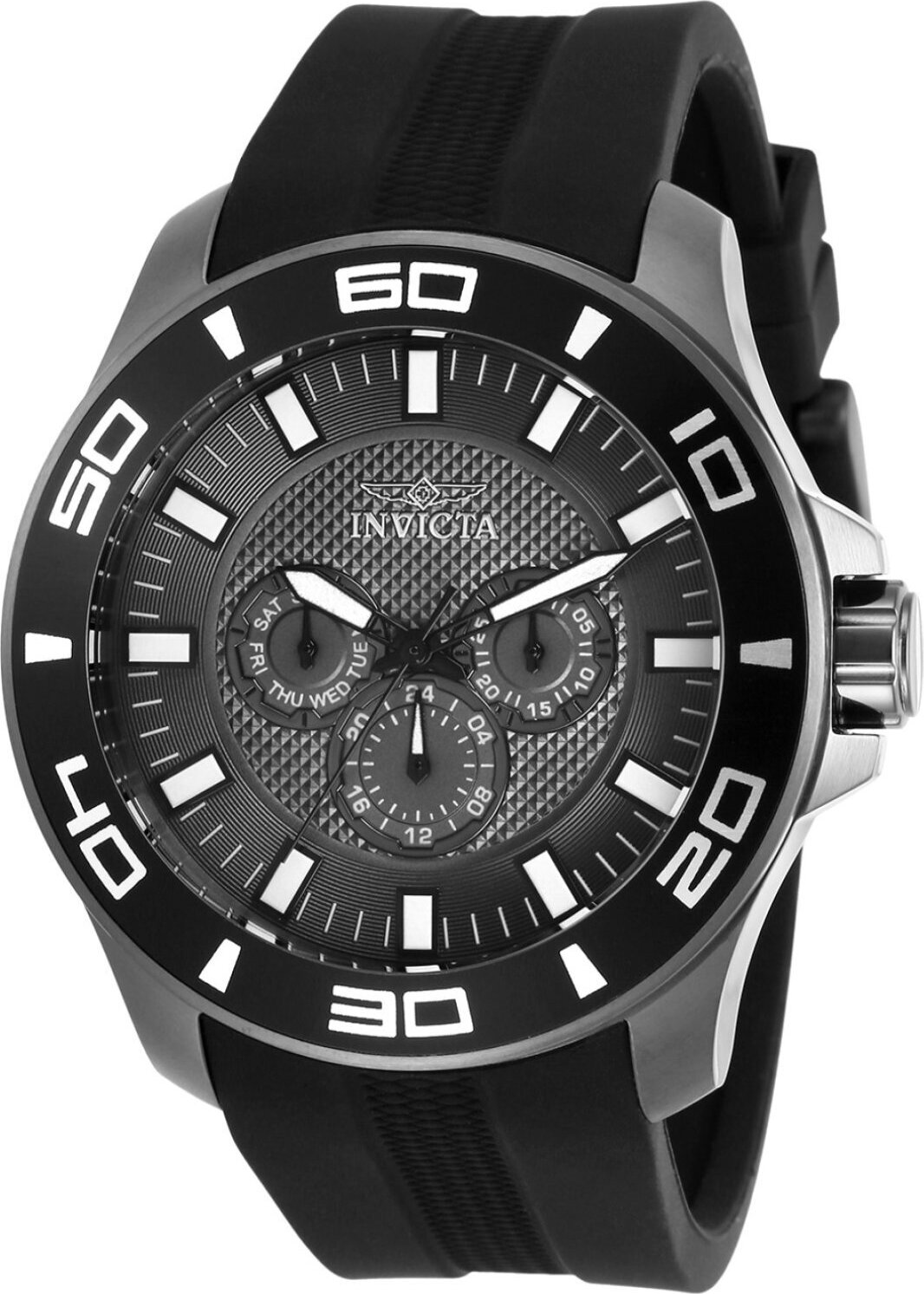 Invicta Pro Diver 30112 - Pánske Náramkové Hondiky - Quarz - Nerezová oceľ  s sivým ciferníkom - 50mm