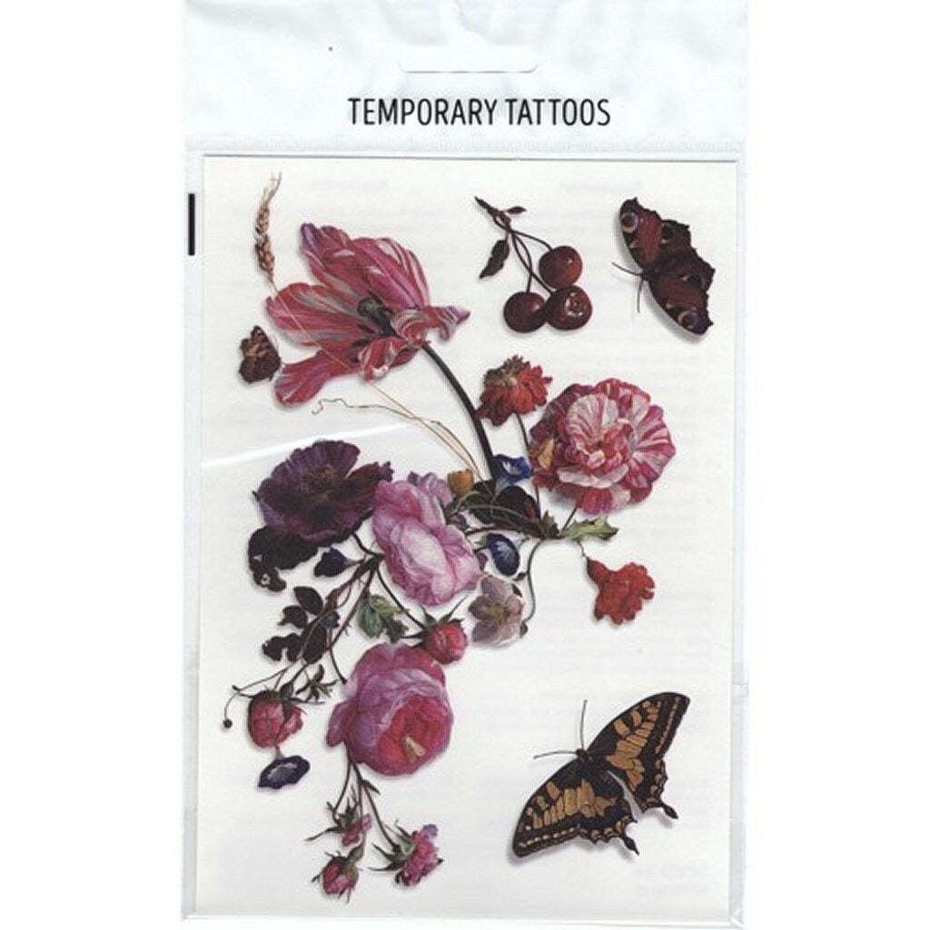 Basic Temporäre Tattoos Blumen 10 Stück