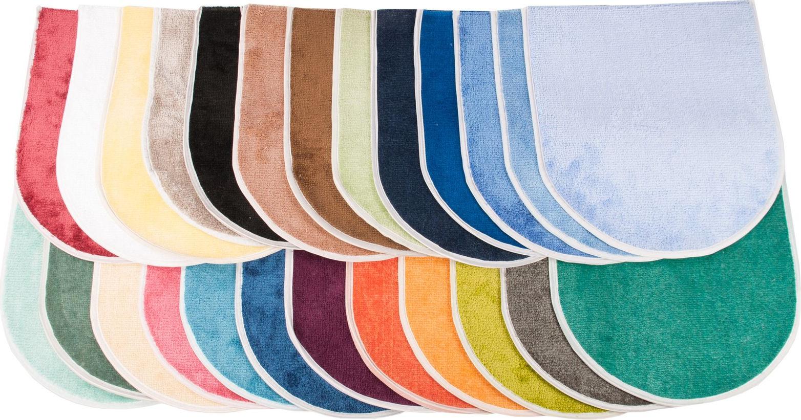 Buri 2x Toilettendeckelbezug Toilettenbezug Toilette Toilettengarnitur WC Deckelbezug, Farbe:2 Stück grün 64052-65762-3671