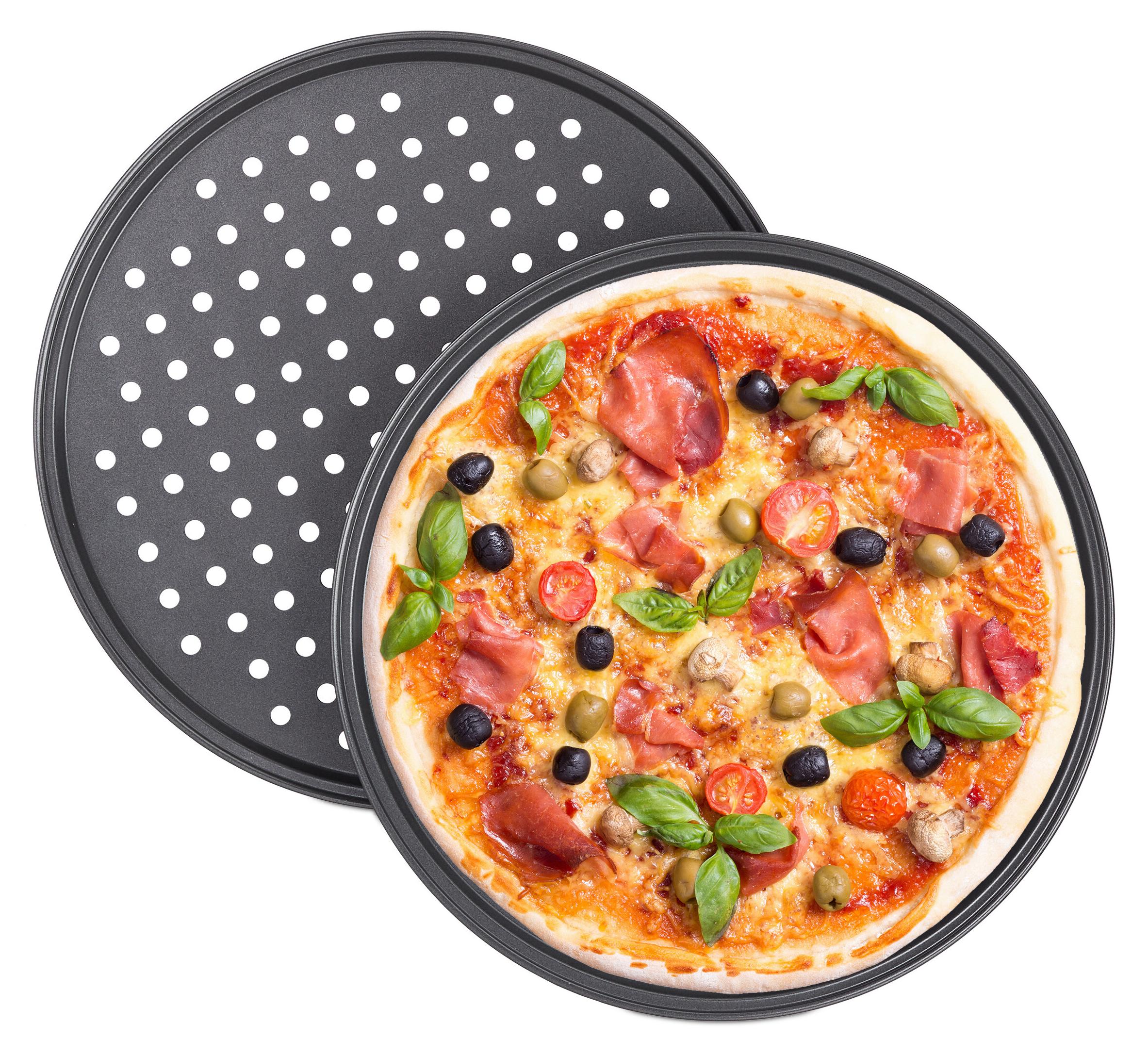 Piatto Pizza Rotondo, Diametro 33 Cm, Tagliere Con 6 Scomparti - 13