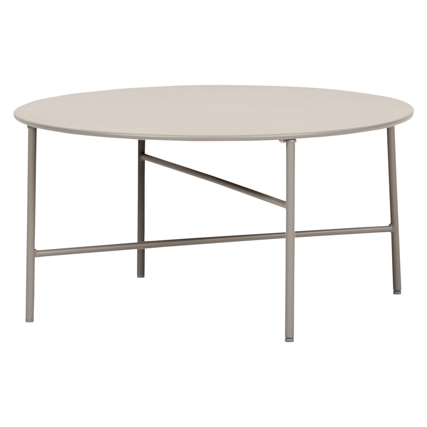 ebuy24 Pesetos Gartentisch Ø70 Cm grau. 51-48926