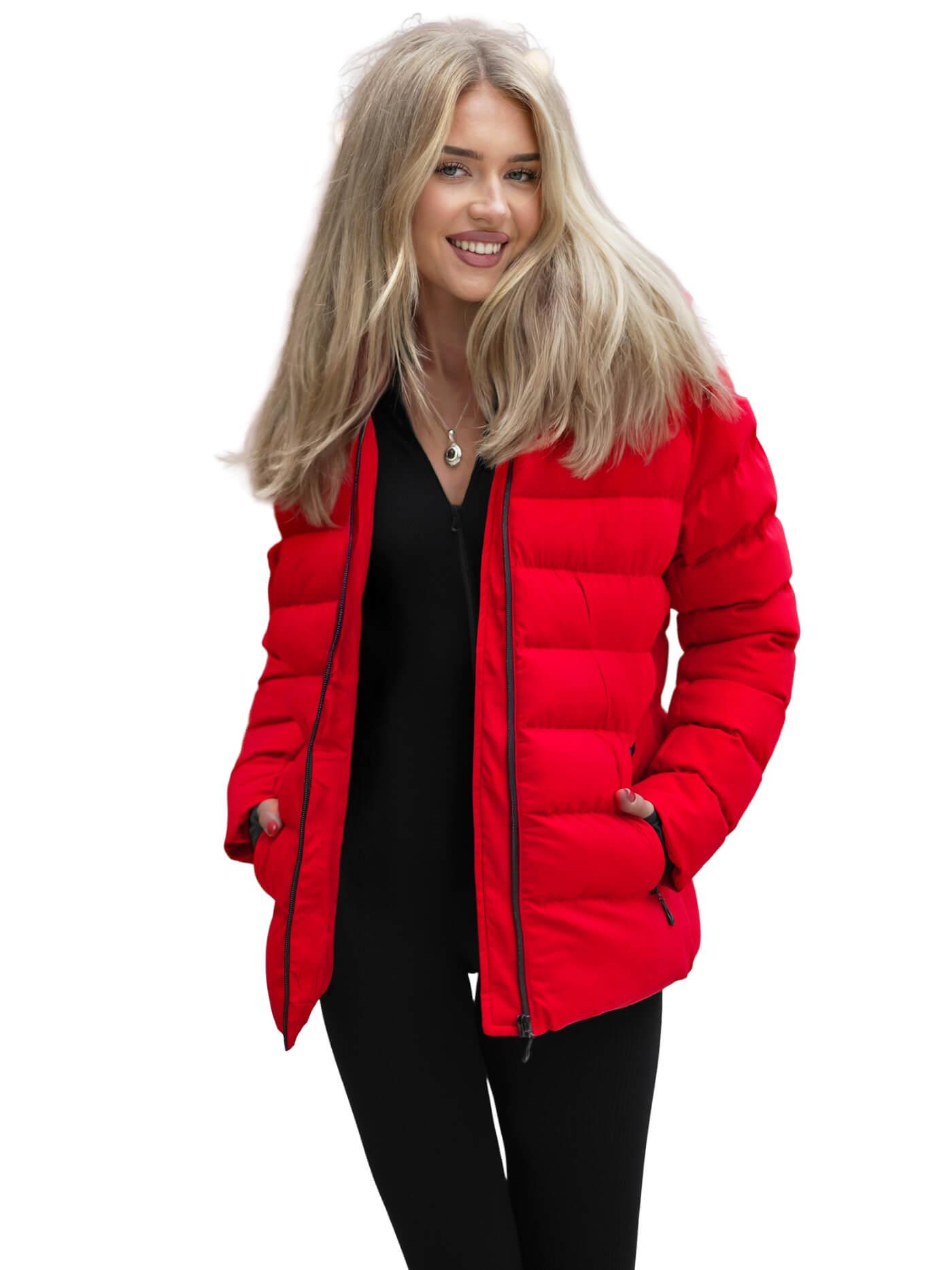 Damen Jacke Rot OZONEE JS/M769/270Z M