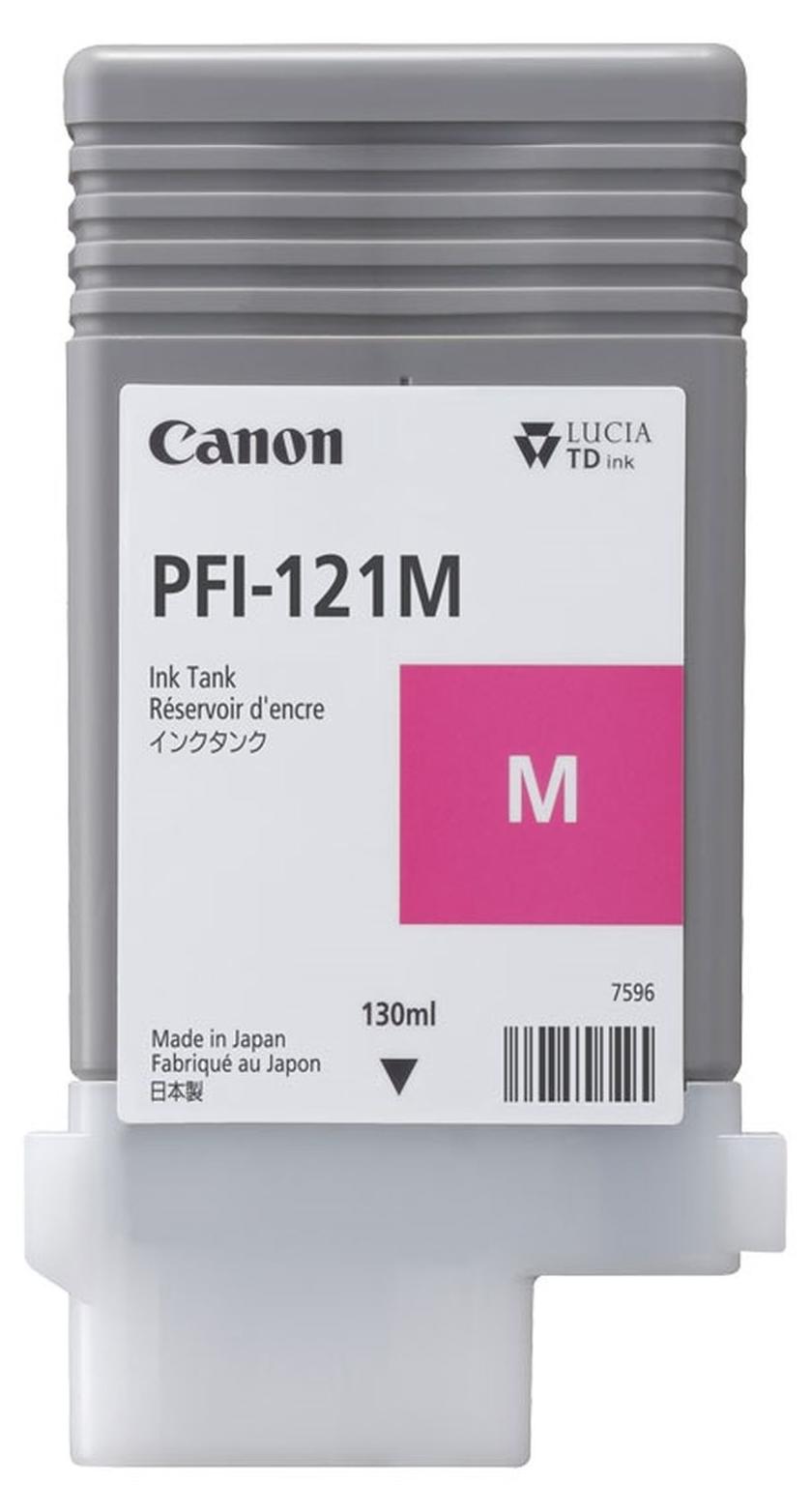 Canon PFI-121M, Purpurová, 130 ml, 1 kusov, Balenie po jednom kuse