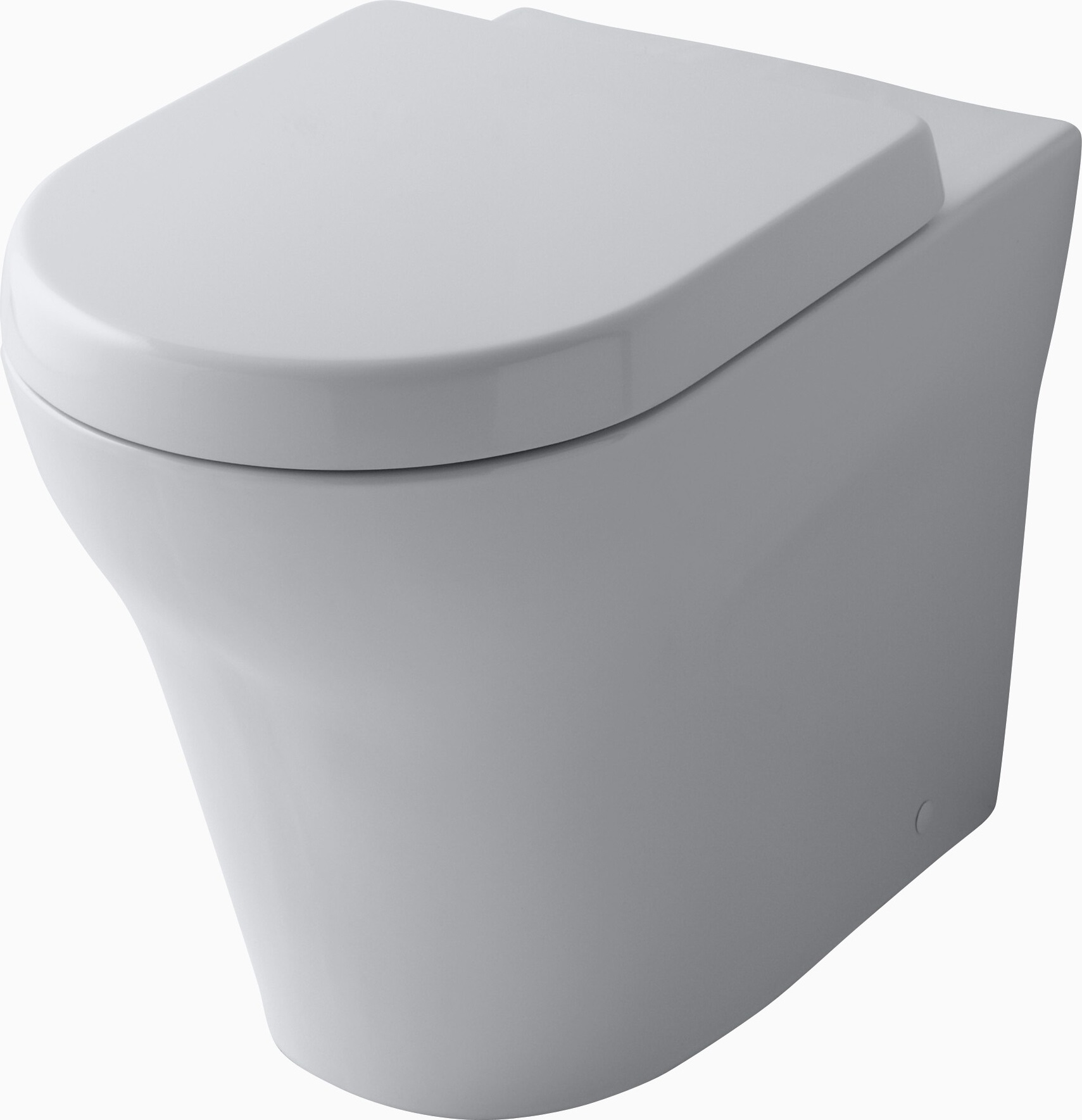 TOTO Stand-WC MH tief, randlos weiß