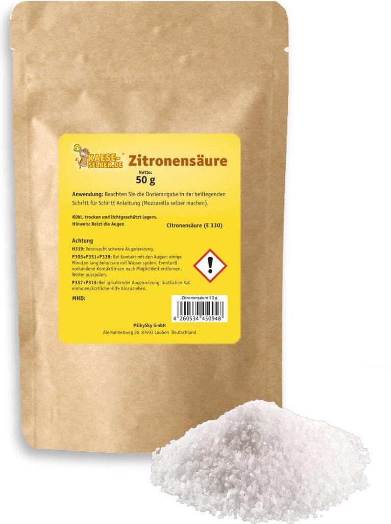 KAESE SELBER Zitronensäure 50 g