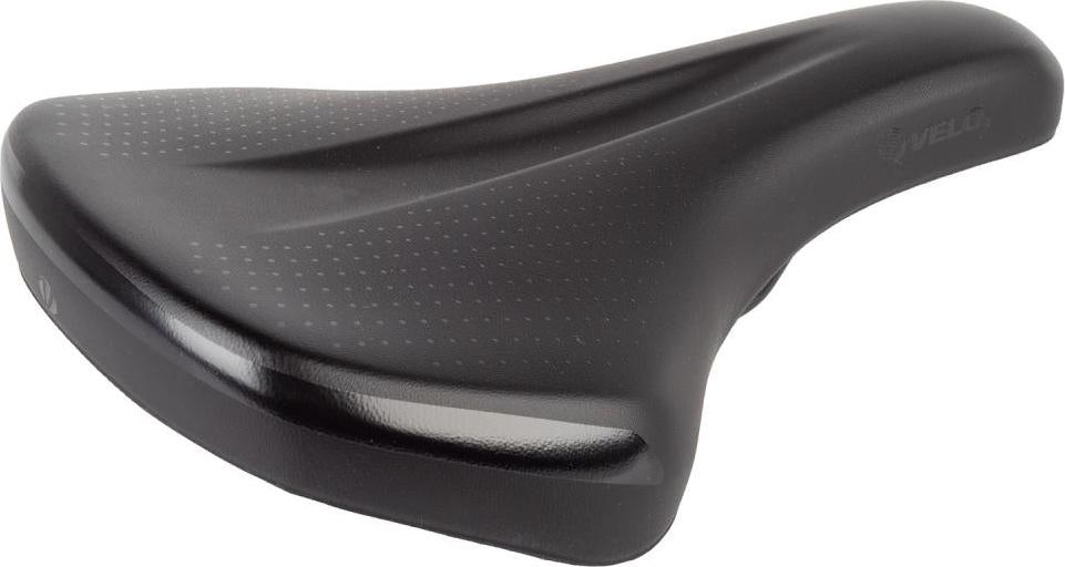 VELO Vacu V Sattel 248 × 168 mm schwarz nahtlos vakuumverschweißt, Stahl-Ge...