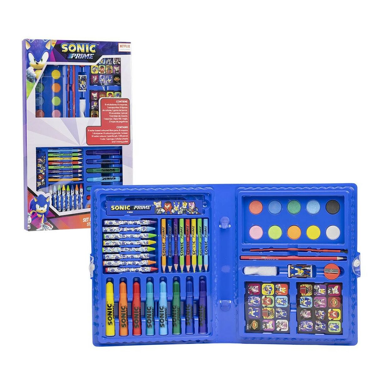 Papierwaren-Set Sonic Aktentasche Dunkelblau 2700000842