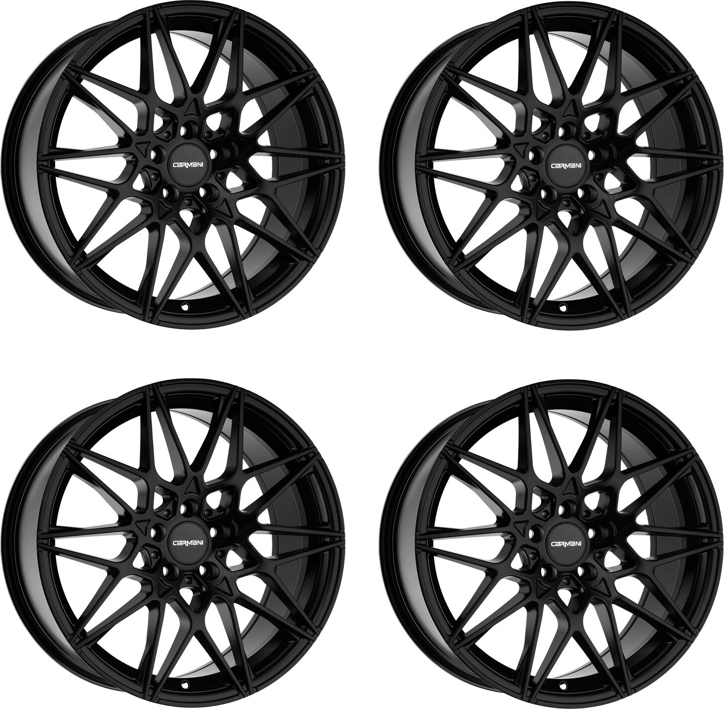 4 Carmani Felgen 18 Knut 8.0x19 ET27 5x112 SWM für BMW 1er Reihe 2er Reihe 3er Reihe 4er Reihe 5er Reihe 6er Reihe 4-CA180819H727BM